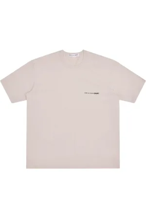 Comme des Garçons Heren, Tops, Grijs, Maat: XL Katoen