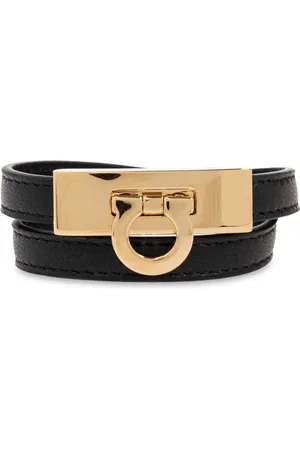 Salvatore Ferragamo Dames, Accessoires, Zwart, Maat: M Leer