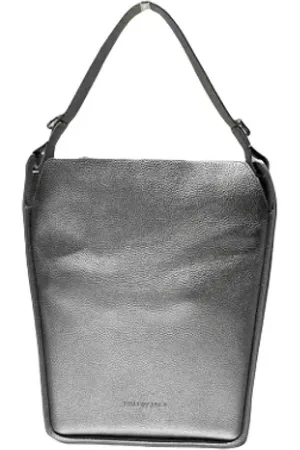 Balenciaga Dames, Pre-owned, Grijs, Maat: ONE Size Leer