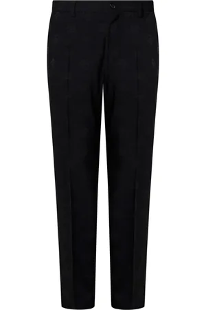 Dolce & Gabbana Heren, Broeken, Zwart, Maat: S Wol