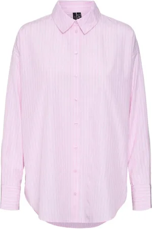 VERO MODA Dames, Overhemden, Roze, Maat: 2XL