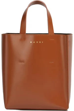 Marni Dames, Tassen, Bruin, Maat: ONE Size Katoen
