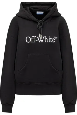 OFF-WHITE Heren, Sweatshirts & Hoodies, Zwart, Maat: L Katoen