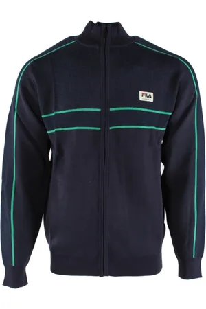 Fila Heren, Sweatshirts & Hoodies, Blauw, Maat: M Viscose