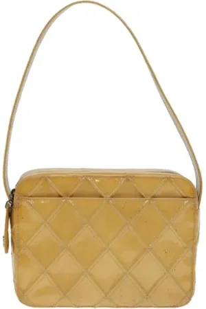 CHANEL Dames, Pre-owned, Geel, Maat: ONE Size Leer
