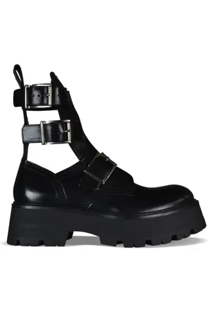 Alexander McQueen Dames, Schoenen, Zwart, Maat: 39 EU Leer