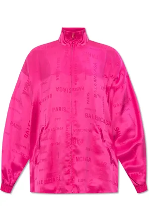 Balenciaga Dames, Sweatshirts & Hoodies, Roze, Maat: 2XS Zijde