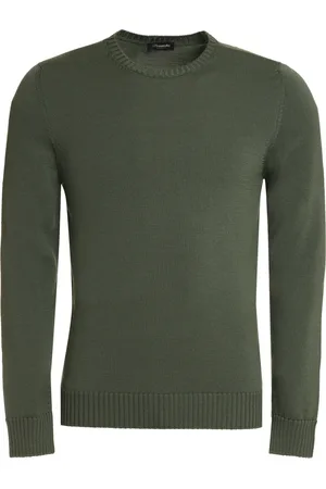 DRUMOHR Heren, Truien, Groen, Maat: M Wol