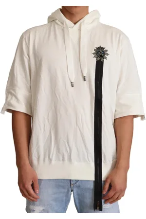 Dolce & Gabbana Heren, Sweatshirts & Hoodies, Wit, Maat: M Katoen