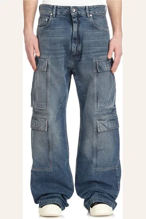 Rick Owens Heren, Jeans, Blauw, Maat: W32