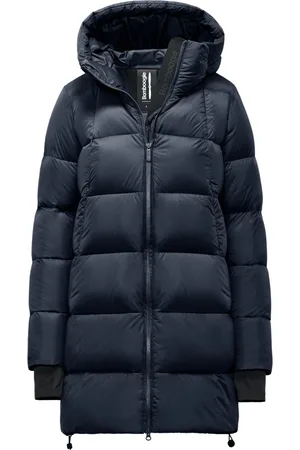 Bomboogie Dames, Mantels, Blauw, Maat: L Nylon