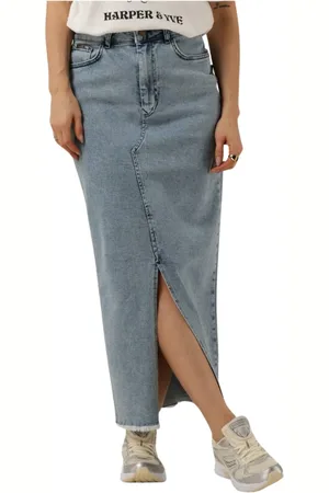 Harper & Yve Dames, Rokken, Blauw, Maat: W27 Denim