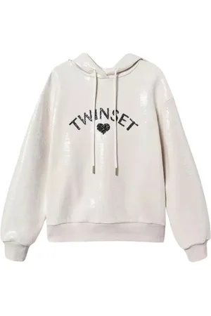 Twin-Set Dames, Sweatshirts & Hoodies, , Maat: XS Katoen