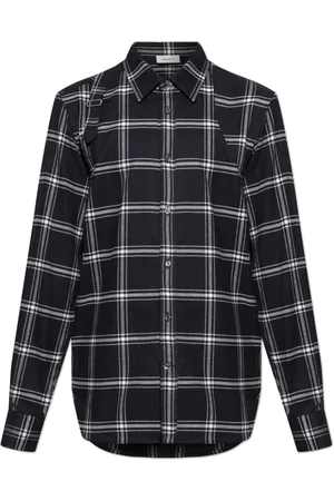 Alexander McQueen Heren, Overhemden, Zwart, Maat: M Katoen