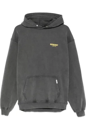 Represent Heren, Sweatshirts & Hoodies, Grijs, Maat: L Katoen