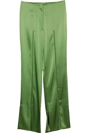 Nanushka Dames, Broeken, Groen, Maat: L