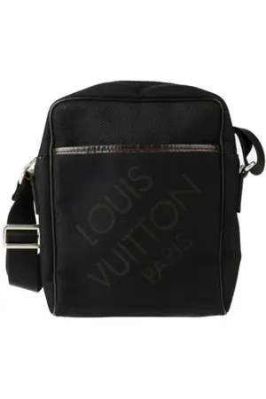LOUIS VUITTON Heren, Pre-owned, Zwart, Maat: ONE Size Leer