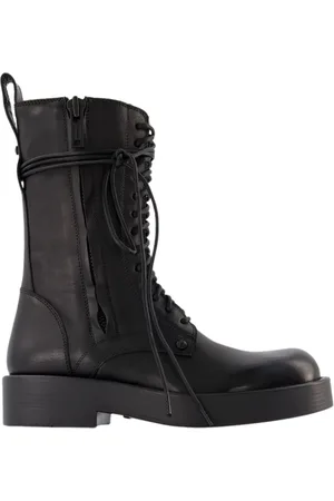 ANN DEMEULEMEESTER Dames, Schoenen, Zwart, Maat: 36 1/2 EU Leer