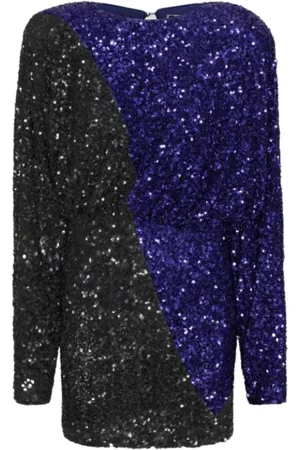 ROTATE Dames, Jurken, Blauw, Maat: XS