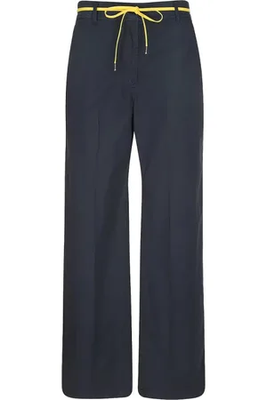Aspesi Dames, Broeken, Blauw, Maat: S Katoen