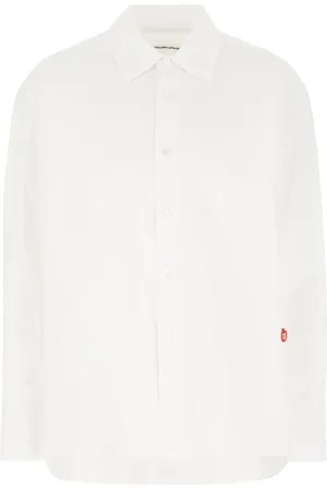Alexander Wang Dames, Blouses & Shirts, Wit, Maat: M Katoen