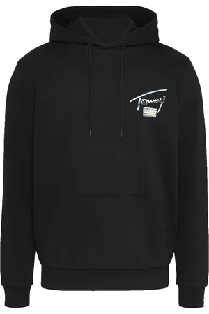 Tommy Hilfiger Heren, Sweatshirts & Hoodies, Zwart, Maat: 2XL Katoen
