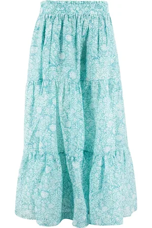 MC2 SAINT BARTH Dames, Rokken, Blauw, Maat: M Katoen