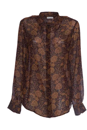 DRIES VAN NOTEN Dames, Blouses & Shirts, Bruin, Maat: XS
