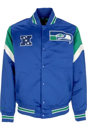 Mitchell & Ness Heren, Jassen, Blauw, Maat: L Poliester