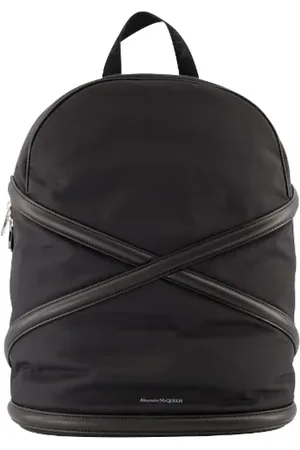 Alexander McQueen Heren, Tassen, Zwart, Maat: ONE Size Leer