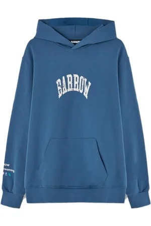 BARROW Heren, Sweatshirts & Hoodies, Blauw, Maat: XL Katoen