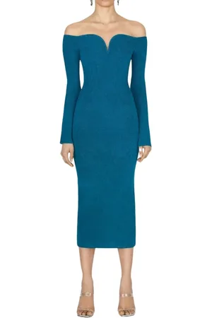 GALVAN Dames, Jurken, Blauw, Maat: S