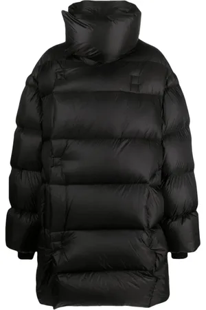 Rick Owens Heren, Mantels, Zwart, Maat: L Nylon