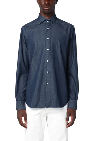 Xacus Heren, Overhemden, Blauw, Maat: 3XL