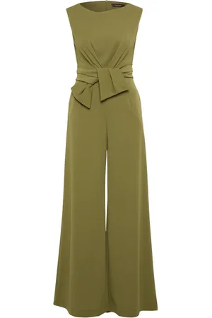 Vera Mont Dames, Jumpsuits & Playsuits, Groen, Maat: S Poliester