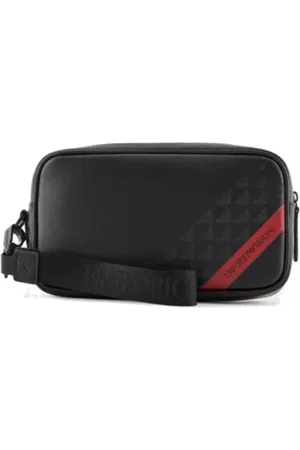 Emporio Armani Heren, Tassen, Zwart, Maat: ONE Size