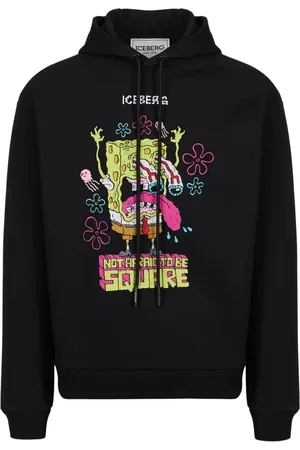 Iceberg Heren, Sweatshirts & Hoodies, Zwart, Maat: 3XL Katoen