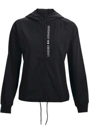Under Armour Dames, Jassen, Zwart, Maat: S Leer
