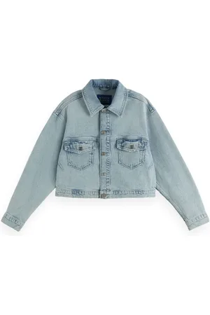 Scotch&Soda Dames, Jassen, Blauw, Maat: L Denim