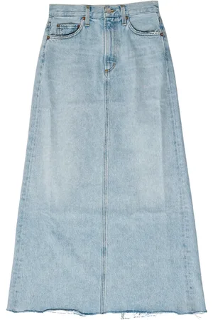 AGOLDE Dames, Rokken, Blauw, Maat: W25 Denim