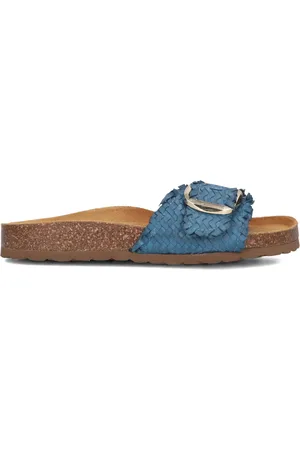 Stefano Lauran Dames, Schoenen, Blauw, Maat: 36 EU Leer