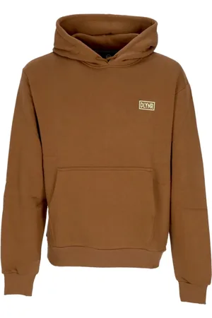 DOLLY NOIRE Heren, Sweatshirts & Hoodies, Bruin, Maat: M Katoen