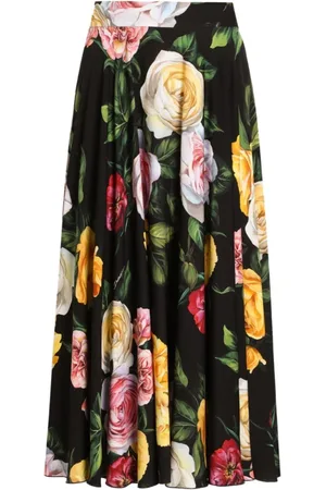 Dolce & Gabbana Dames, Rokken, Veelkleurig, Maat: S Zijde