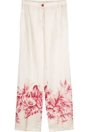 F.R.S For Restless Sleepers Dames, Broeken, Roze, Maat: XS Zijde
