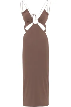 Amazuìn Dames, Jurken, Bruin, Maat: ONE Size