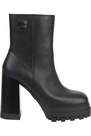 Tommy Hilfiger Dames, Schoenen, Zwart, Maat: 41 EU Leer