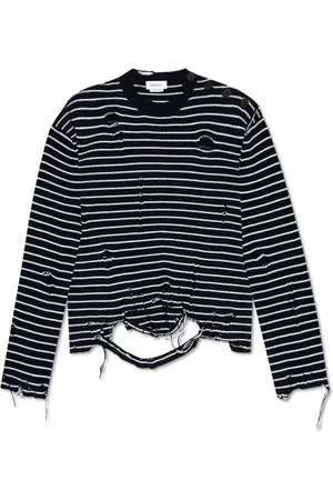 Alexander McQueen Heren, Truien, Blauw, Maat: L Wol
