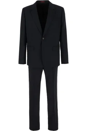 Gucci Heren, Pakken, Blauw, Maat: M Wol