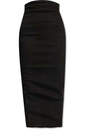 Rick Owens Dames, Rokken, Zwart, Maat: M Katoen