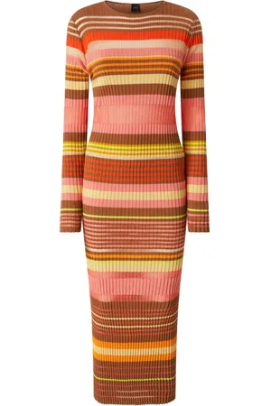 Pinko Dames, Jurken, Veelkleurig, Maat: XS Linnen